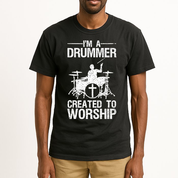Christian Funny Drummer Player Lover Tall T-Shirt