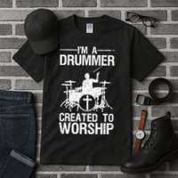 Christian Funny Drummer Player Lover Tall T-Shirt