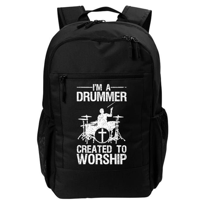 Christian Funny Drummer Player Lover Backpack