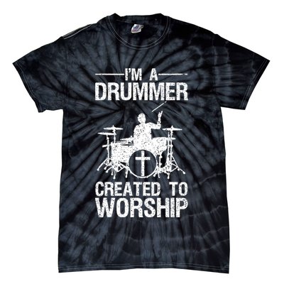 Christian Funny Drummer Player Lover Tie-Dye T-Shirt
