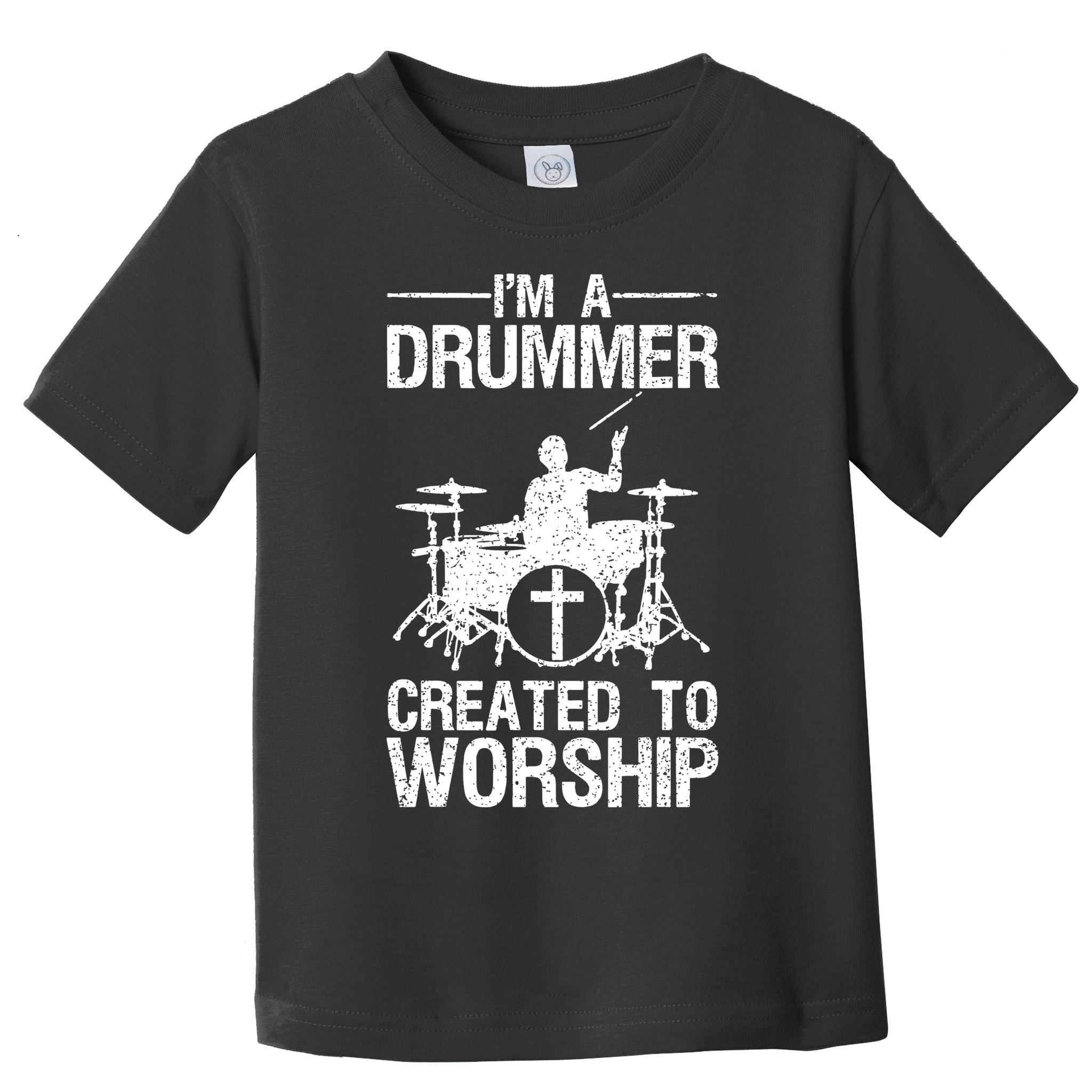 Christian Funny Drummer Player Lover Toddler T-Shirt