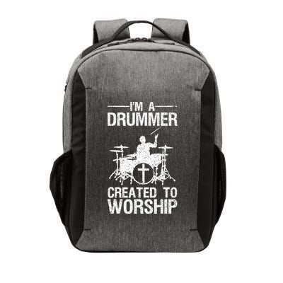 Christian Funny Drummer Player Lover Vector Backpack