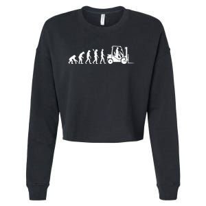 Cool Forklift Driver Design For Wo Forklift Operator Cropped Pullover Crew