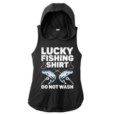 Cute Fishing Design For Fisherman Fishing Lovers Ladies PosiCharge Tri-Blend Wicking Draft Hoodie Tank