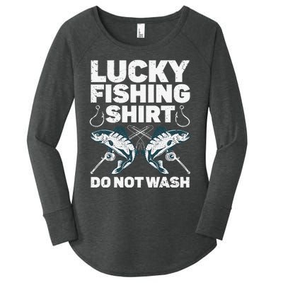 Cute Fishing Design For Fisherman Fishing Lovers Women's Perfect Tri Tunic Long Sleeve Shirt