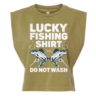 Cute Fishing Design For Fisherman Fishing Lovers Garment-Dyed Women's Muscle Tee