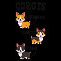 Corgi Funny Dog Lovers Gift Untoasted Toasted Burnt Gift Impact Tech Backpack