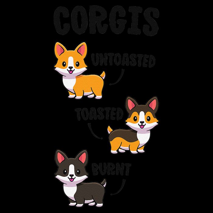 Corgi Funny Dog Lovers Gift Untoasted Toasted Burnt Gift Impact Tech Backpack