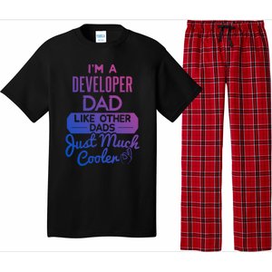 Cool Fathers Day Design Developer Dad Gift Pajama Set