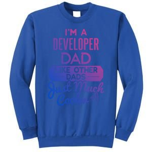 Cool Fathers Day Design Developer Dad Gift Sweatshirt