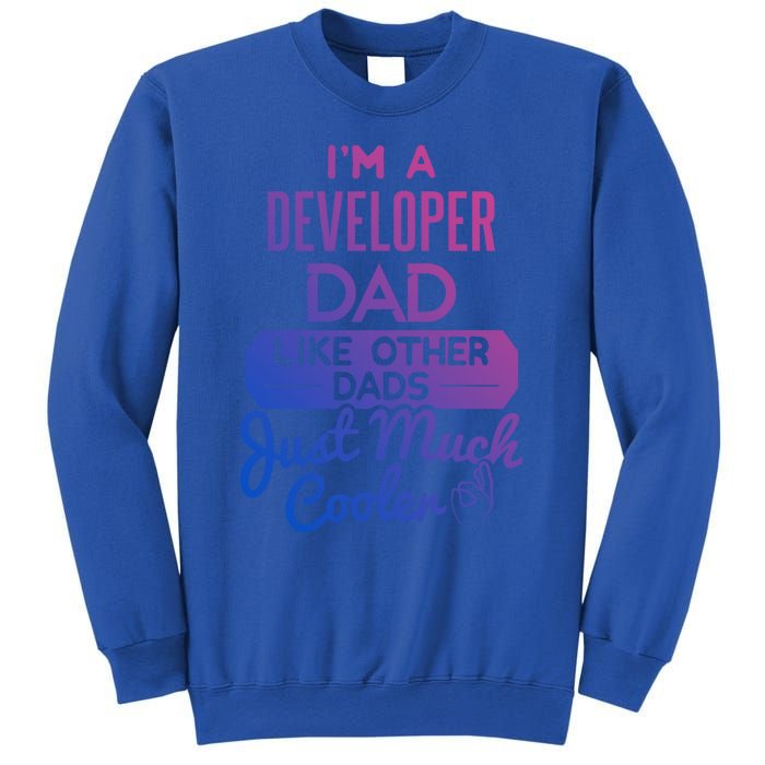 Cool Fathers Day Design Developer Dad Gift Sweatshirt