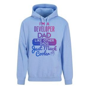 Cool Fathers Day Design Developer Dad Gift Unisex Surf Hoodie