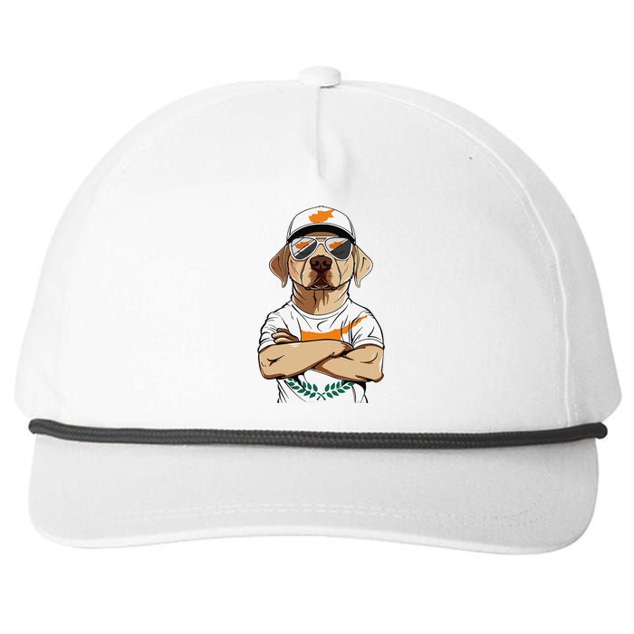 Cypriot Flag Dog Mom Souvenirs Products Dogs Cyprus Snapback Five-Panel Rope Hat