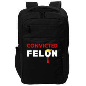 Convicted Felon Donald Trump Guilty Lock Him Up Trump Prison Impact Tech Backpack