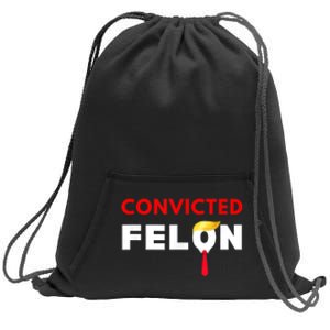 Convicted Felon Donald Trump Guilty Lock Him Up Trump Prison Sweatshirt Cinch Pack Bag