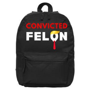 Convicted Felon Donald Trump Guilty Lock Him Up Trump Prison 16 in Basic Backpack