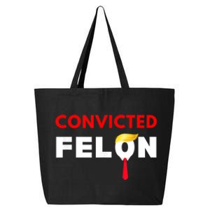 Convicted Felon Donald Trump Guilty Lock Him Up Trump Prison 25L Jumbo Tote