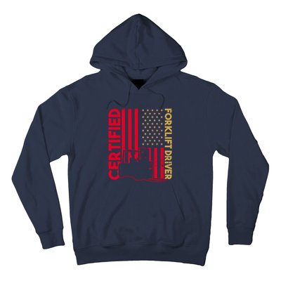 Certified Forklift Driver Forklift Driver Forklift Hoodie