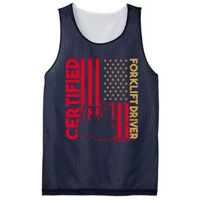 Certified Forklift Driver Forklift Driver Forklift Mesh Reversible Basketball Jersey Tank