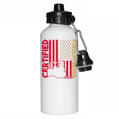 Certified Forklift Driver Forklift Driver Forklift Aluminum Water Bottle