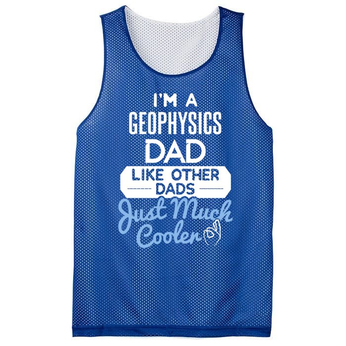 Cool Fathers Day Design Geophysics Dad Gift Mesh Reversible Basketball Jersey Tank