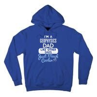 Cool Fathers Day Design Geophysics Dad Gift Tall Hoodie