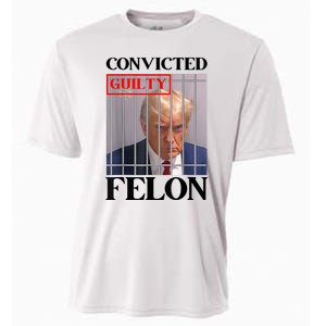 Convicted Felon Donald Trump Guilty Lock Him Up Trump Prison Cooling Performance Crew T-Shirt