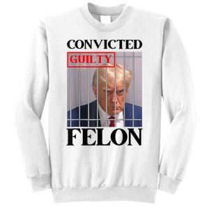 Convicted Felon Donald Trump Guilty Lock Him Up Trump Prison Sweatshirt