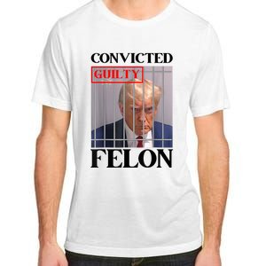 Convicted Felon Donald Trump Guilty Lock Him Up Trump Prison Adult ChromaSoft Performance T-Shirt