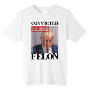 Convicted Felon Donald Trump Guilty Lock Him Up Trump Prison Tall Fusion ChromaSoft Performance T-Shirt