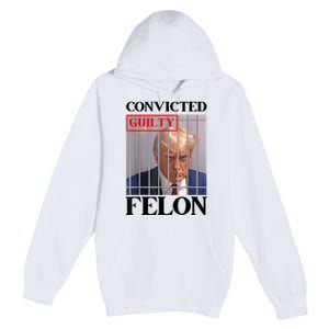 Convicted Felon Donald Trump Guilty Lock Him Up Trump Prison Premium Pullover Hoodie