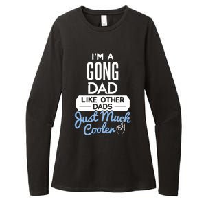 Cool Fathers Day Design Gong Dad Cute Gift Womens CVC Long Sleeve Shirt