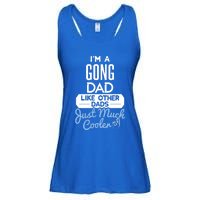 Cool Fathers Day Design Gong Dad Cute Gift Ladies Essential Flowy Tank