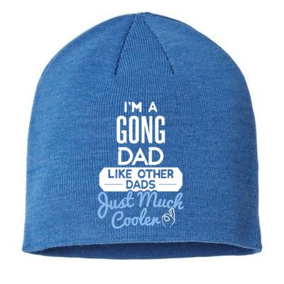 Cool Fathers Day Design Gong Dad Cute Gift Sustainable Beanie