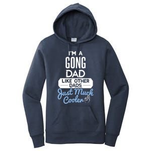 Cool Fathers Day Design Gong Dad Cute Gift Women's Pullover Hoodie