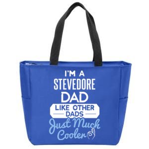 Cool Fathers Day Design Stevedore Dad Gift Zip Tote Bag