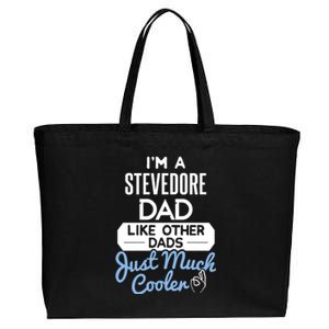 Cool Fathers Day Design Stevedore Dad Gift Cotton Canvas Jumbo Tote