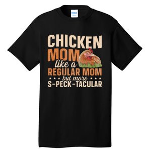 Chicken Farming Design for a Chicken Mom Tall T-Shirt