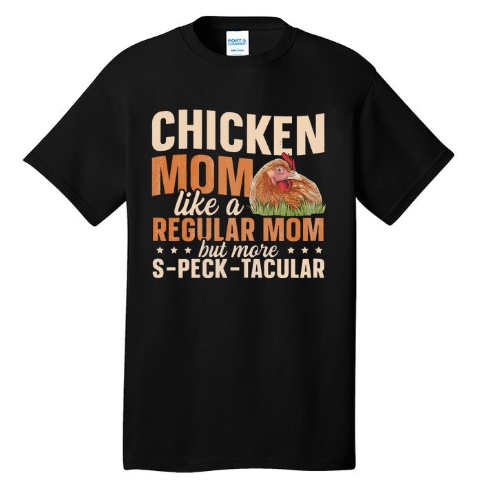 Chicken Farming Design for a Chicken Mom Tall T-Shirt