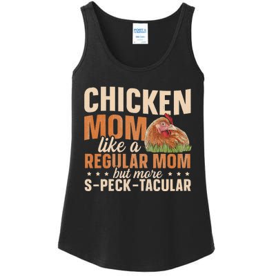 Chicken Farming Design for a Chicken Mom Ladies Essential Tank