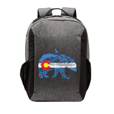 Colorado Flag Design Mountains And Bear Landscape Graphic Vector Backpack