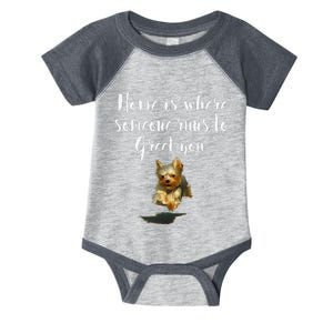 Cute Funny Dog Quote Yorkie For Women Infant Baby Jersey Bodysuit