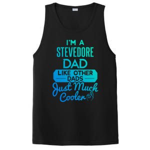 Cool Fathers Day Design Stevedore Dad Gift PosiCharge Competitor Tank