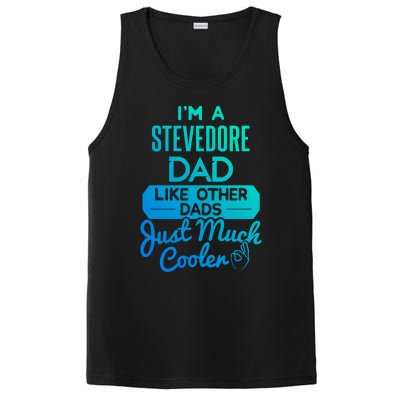 Cool Fathers Day Design Stevedore Dad Gift PosiCharge Competitor Tank