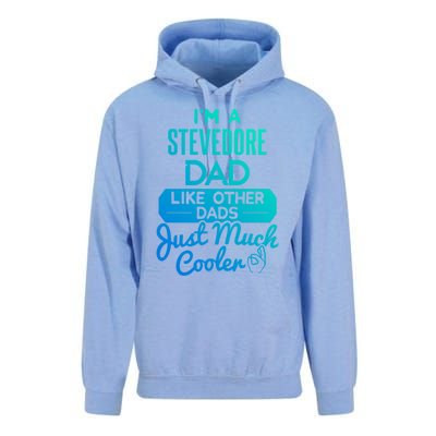 Cool Fathers Day Design Stevedore Dad Gift Unisex Surf Hoodie