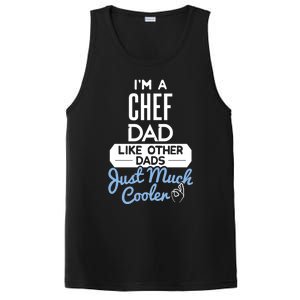 Cool Fathers Day Design Chef Dad Great Gift PosiCharge Competitor Tank