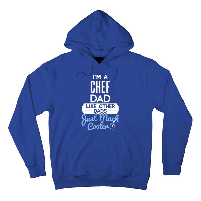 Cool Fathers Day Design Chef Dad Great Gift Hoodie