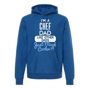 Cool Fathers Day Design Chef Dad Great Gift Premium Hoodie