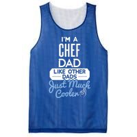 Cool Fathers Day Design Chef Dad Great Gift Mesh Reversible Basketball Jersey Tank