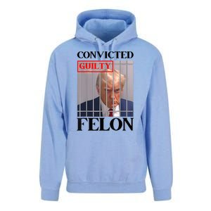 Convicted Felon Donald Trump Guilty Lock Him Up Trump Prison Unisex Surf Hoodie